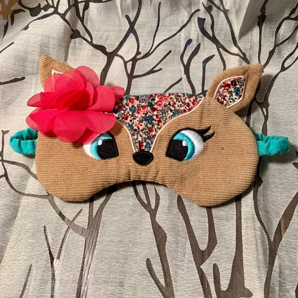 Deer faced sleep mask